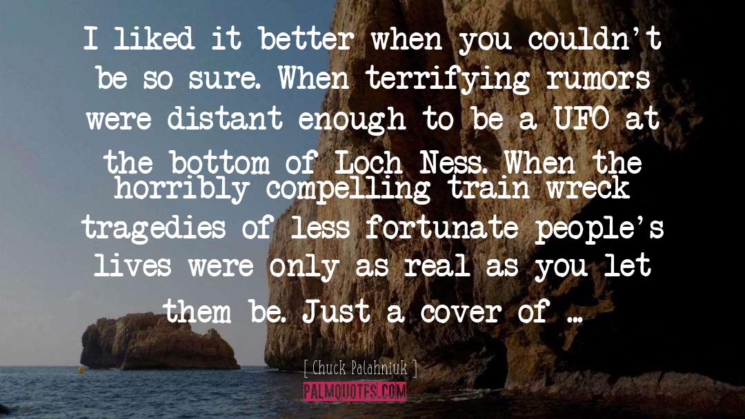 Train Wreck quotes by Chuck Palahniuk