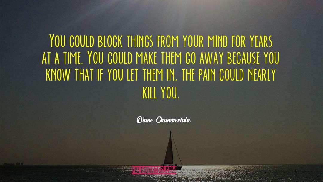 Train Your Mind quotes by Diane Chamberlain