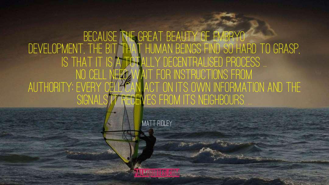 Training And Development quotes by Matt Ridley