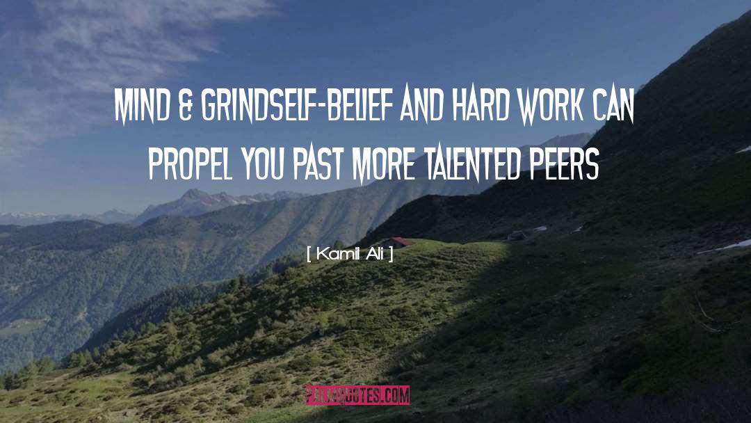Training And Hard Work quotes by Kamil Ali