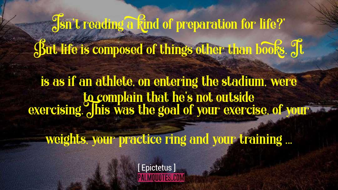 Training For The Olympics quotes by Epictetus