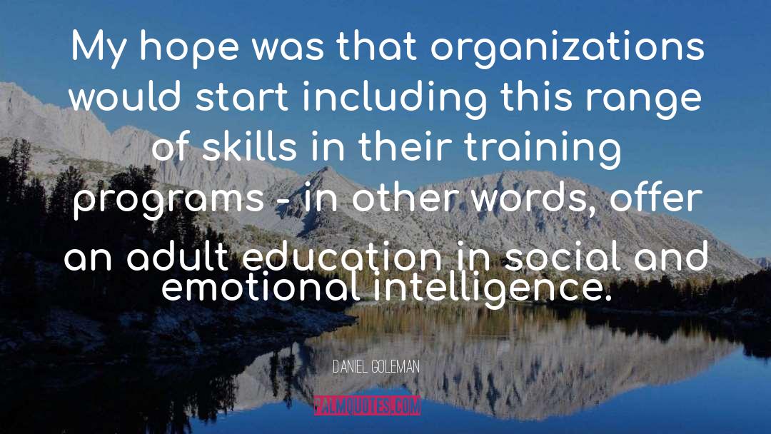 Training quotes by Daniel Goleman