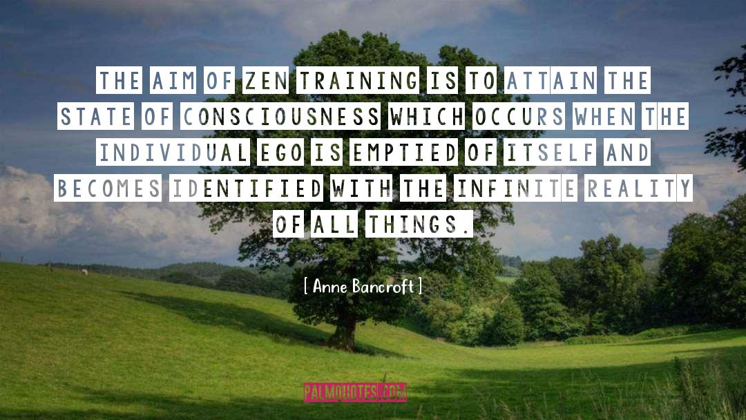 Training quotes by Anne Bancroft