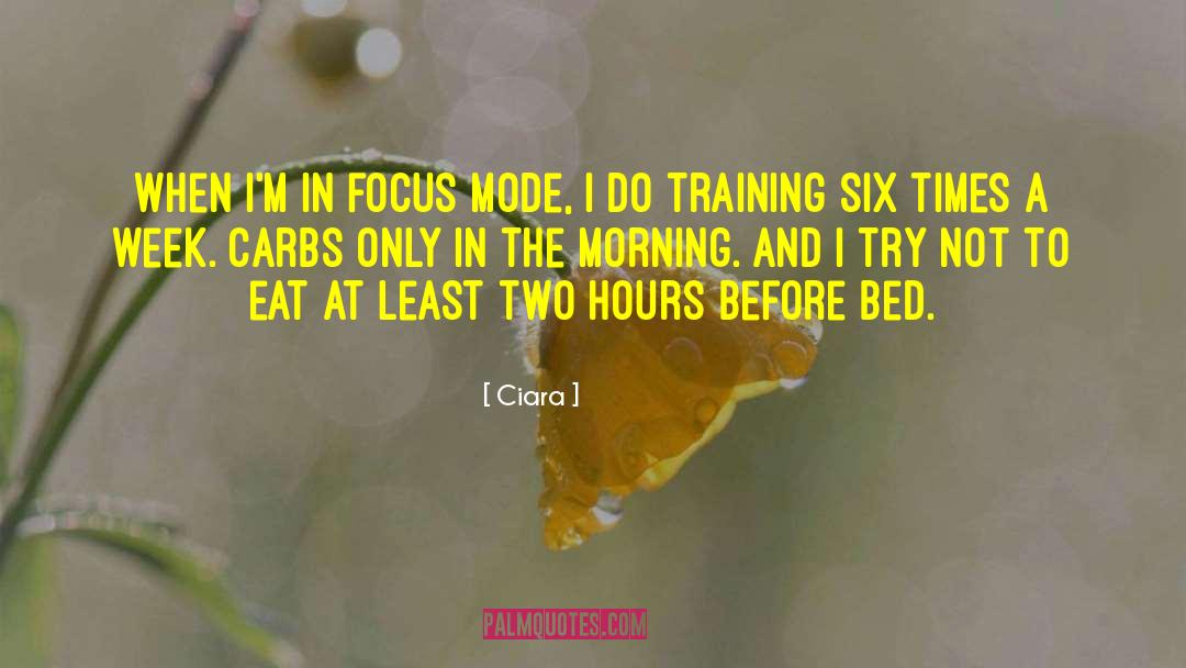 Training Yourself quotes by Ciara