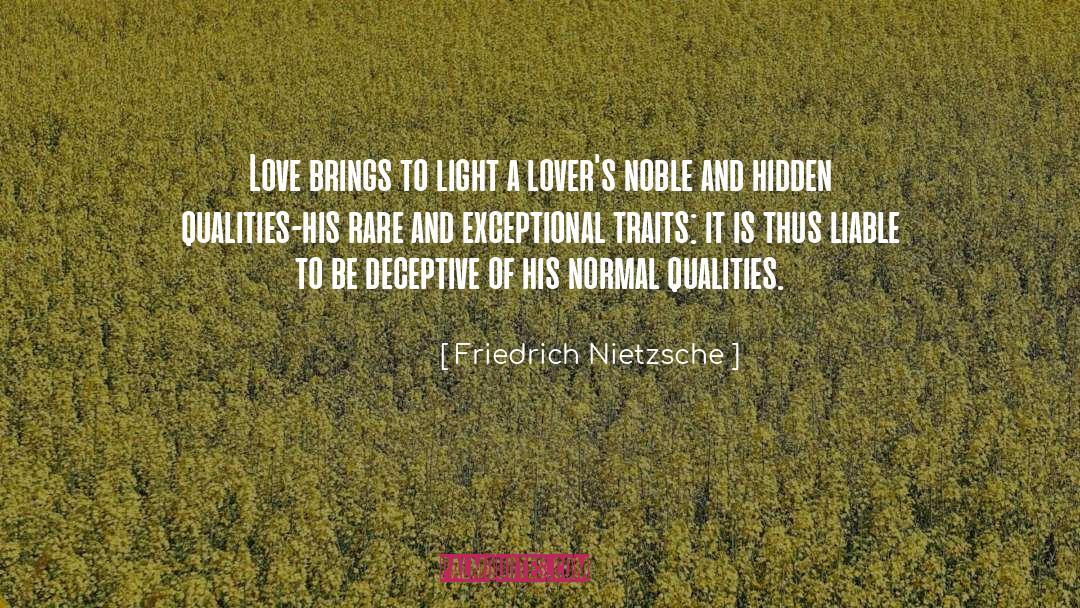 Traits quotes by Friedrich Nietzsche