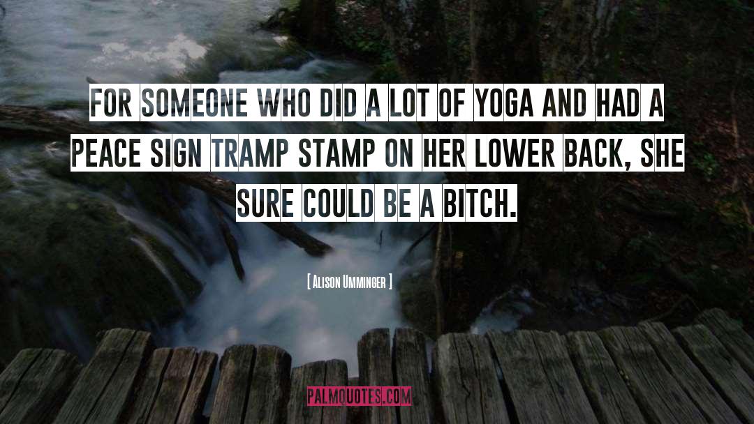 Tramp quotes by Alison Umminger