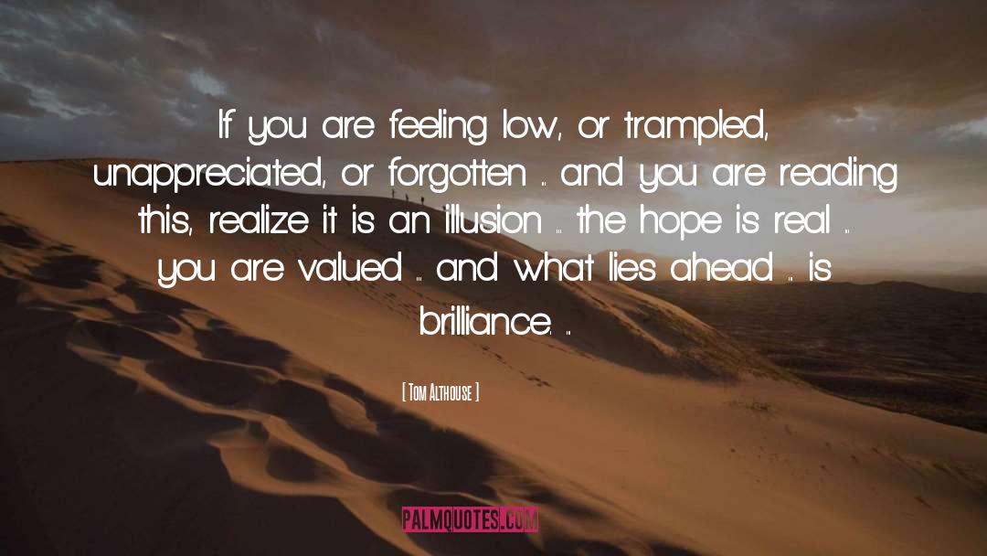 Trampled quotes by Tom Althouse