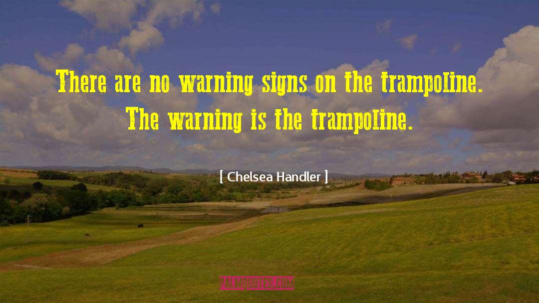 Trampolines quotes by Chelsea Handler