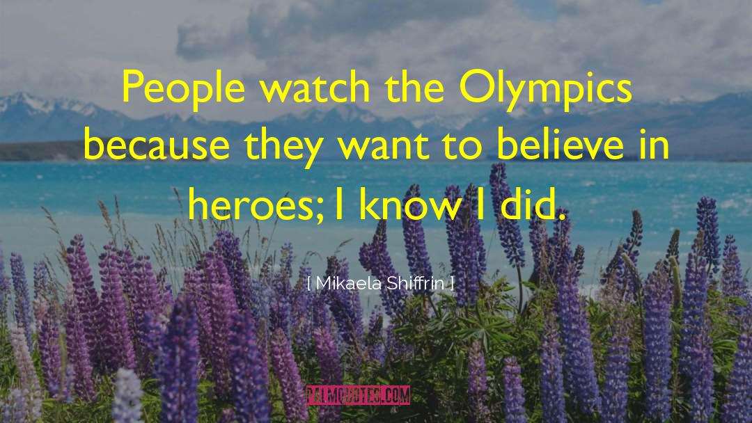 Trampolining Olympics quotes by Mikaela Shiffrin
