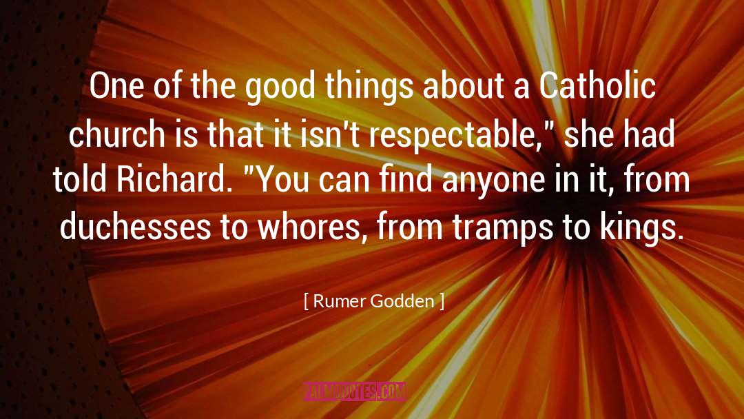 Tramps quotes by Rumer Godden