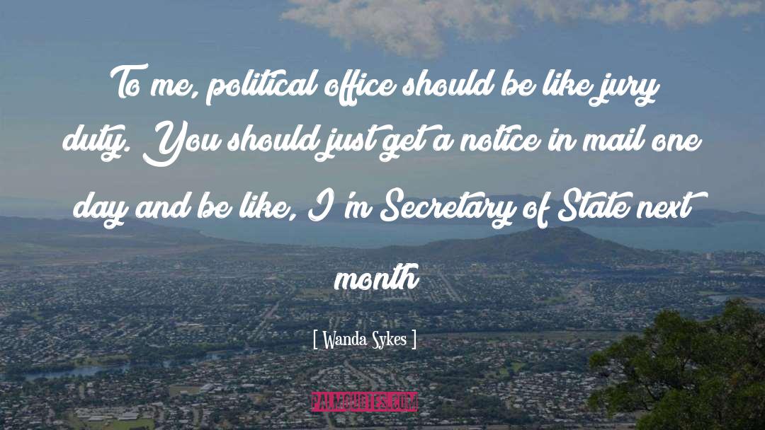 Trampy Secretary quotes by Wanda Sykes