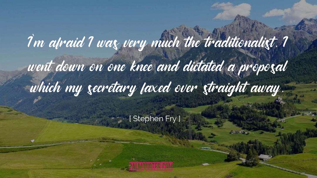 Trampy Secretary quotes by Stephen Fry