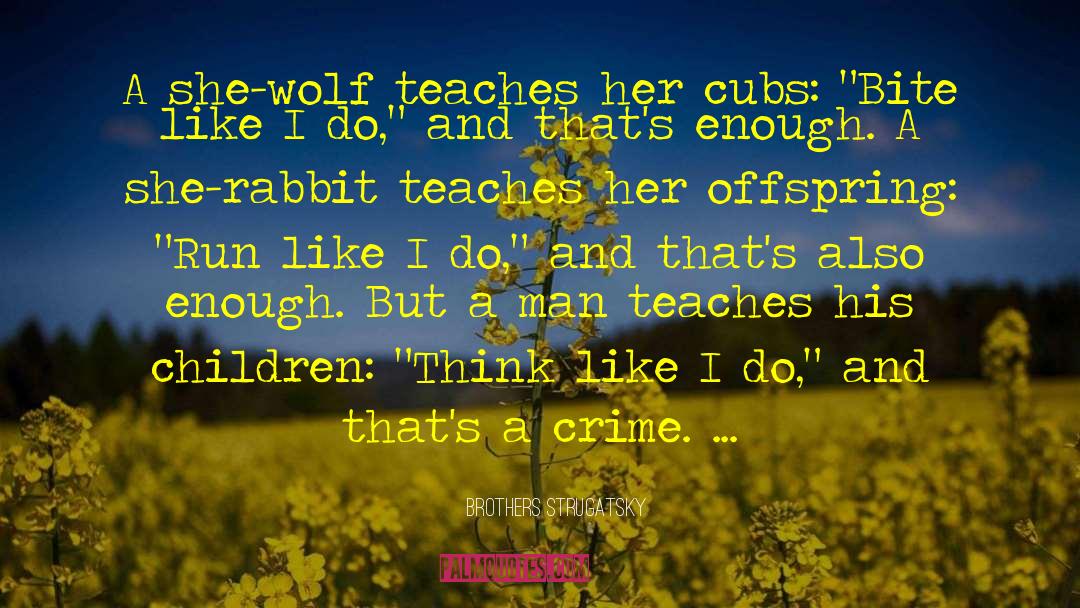 Trancing A Rabbit quotes by Brothers Strugatsky