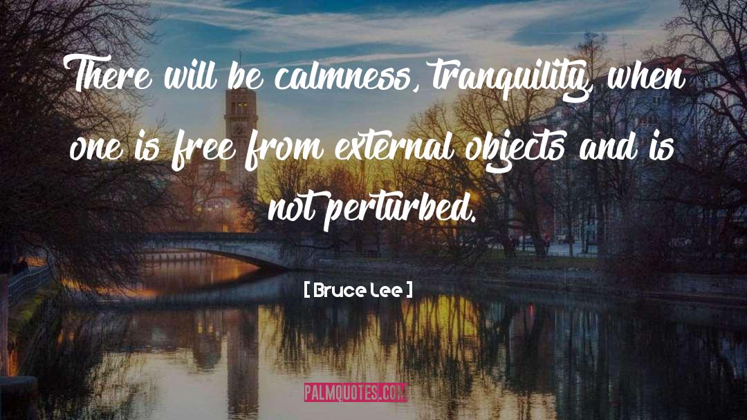 Tranquil quotes by Bruce Lee