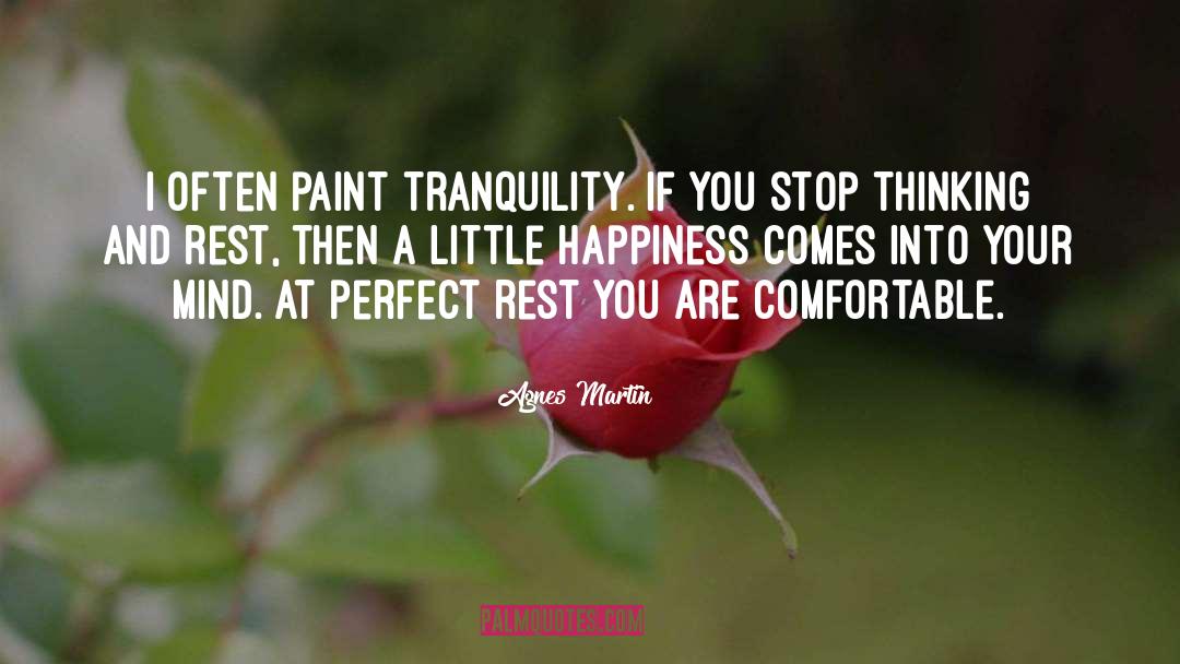 Tranquility quotes by Agnes Martin