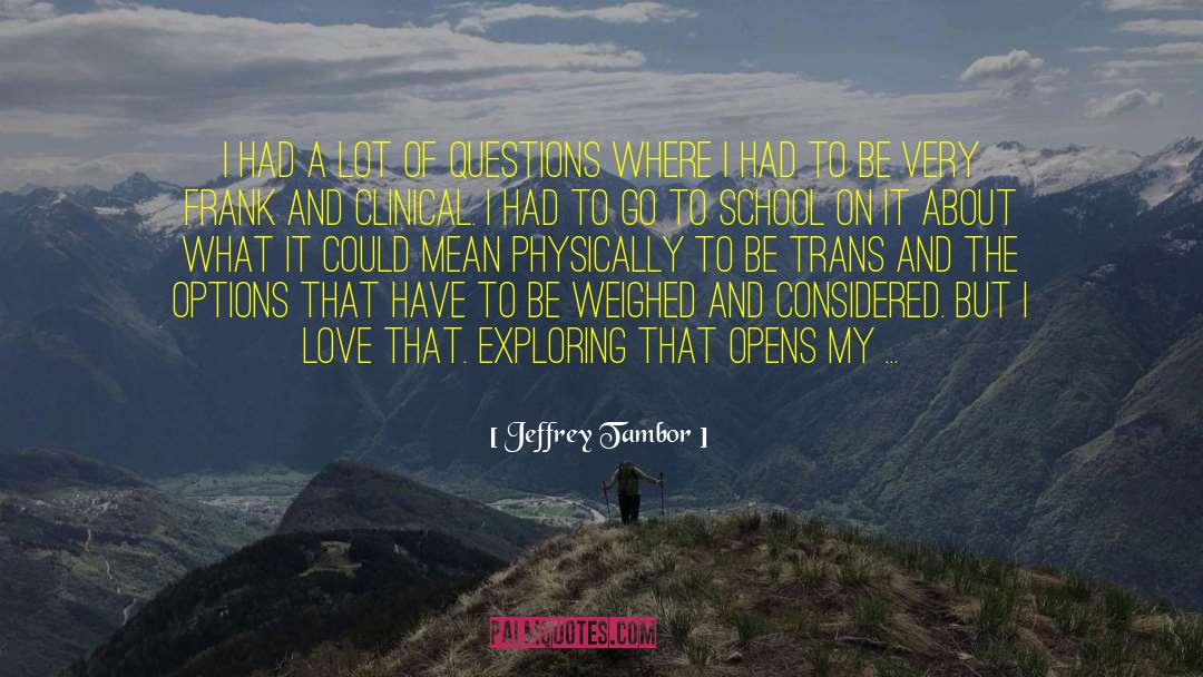 Trans Issues quotes by Jeffrey Tambor