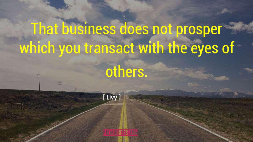 Transact quotes by Livy