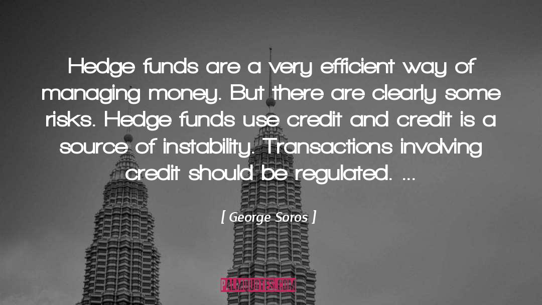 Transactions quotes by George Soros