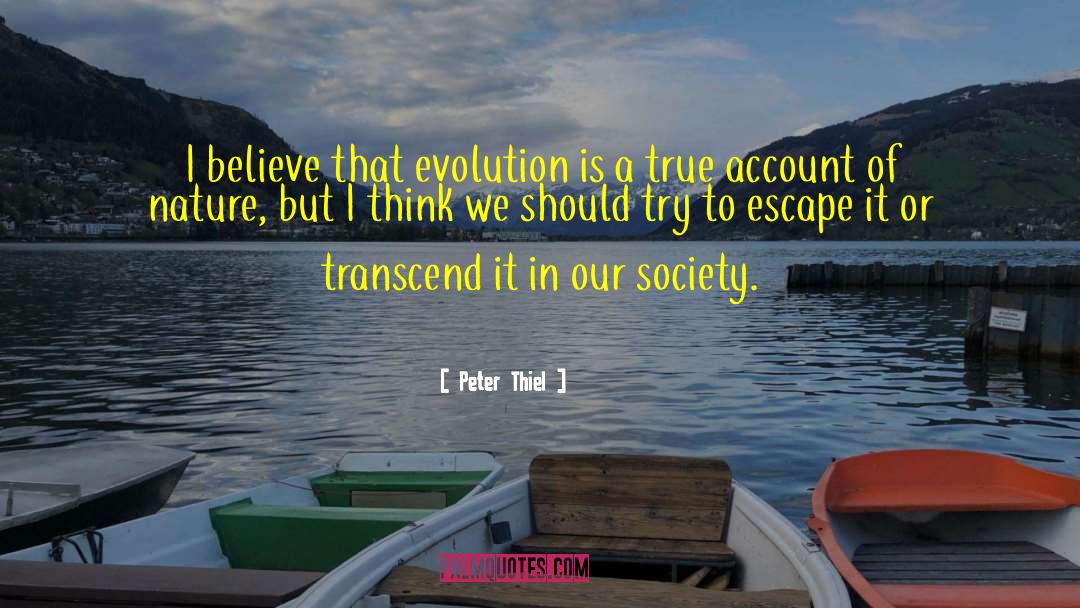 Transcend quotes by Peter Thiel