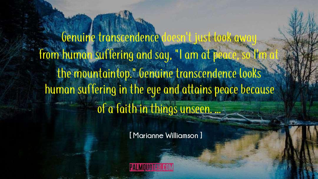 Transcendence quotes by Marianne Williamson