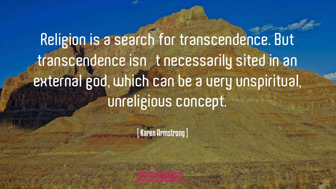 Transcendence quotes by Karen Armstrong