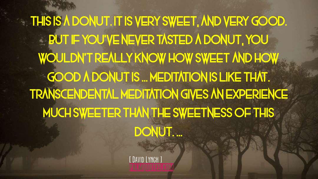 Transcendental Meditation quotes by David Lynch