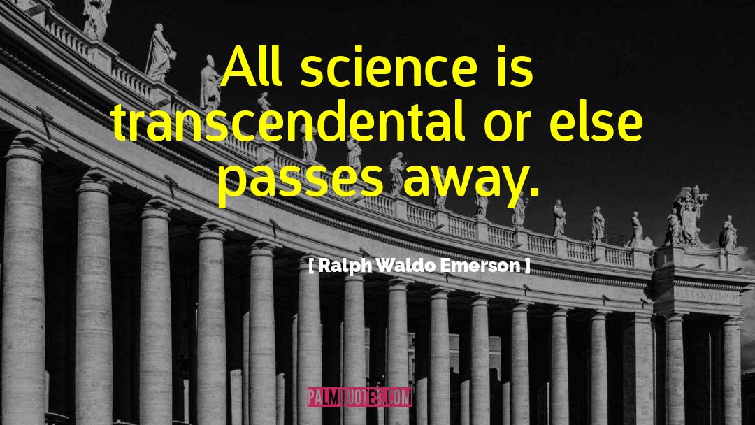 Transcendental quotes by Ralph Waldo Emerson