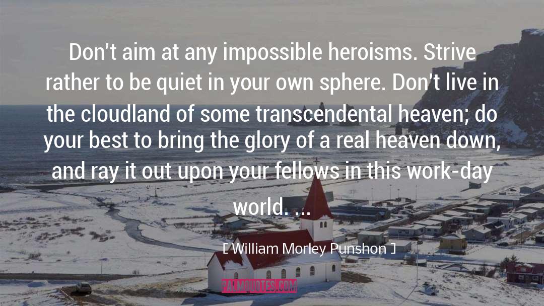 Transcendental quotes by William Morley Punshon