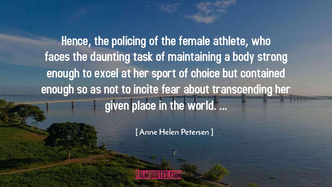 Transcending quotes by Anne Helen Petersen