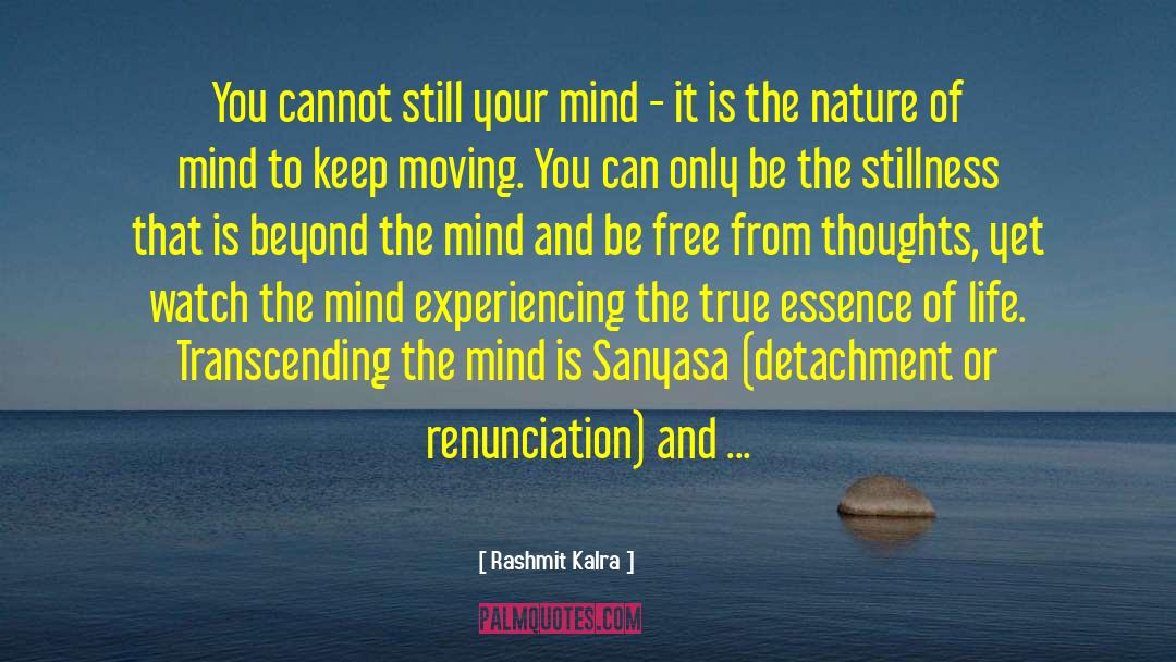Transcending The Mind quotes by Rashmit Kalra
