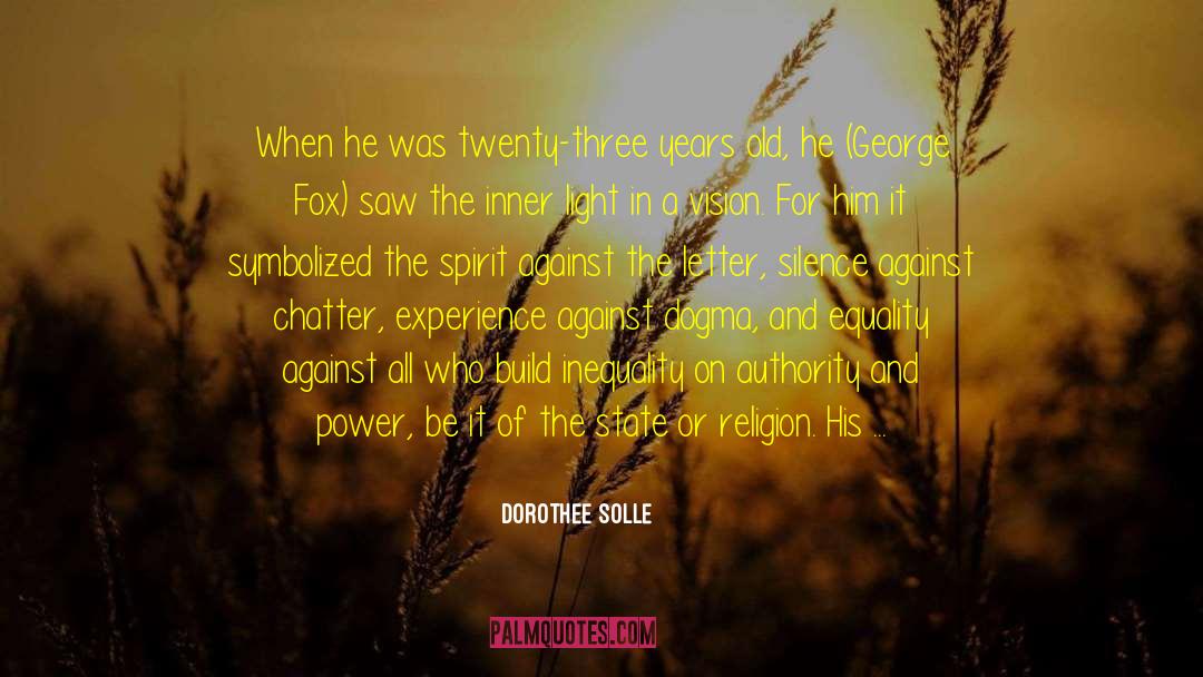 Transcends quotes by Dorothee Solle