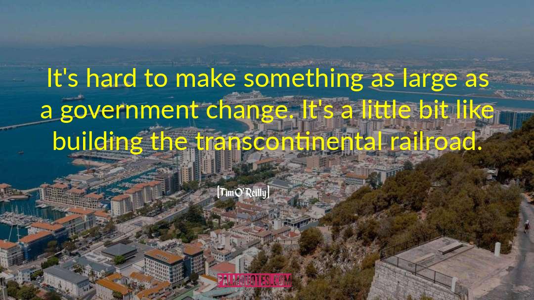 Transcontinental quotes by Tim O'Reilly