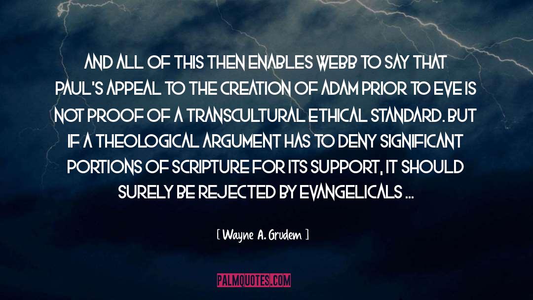 Transcultural quotes by Wayne A. Grudem