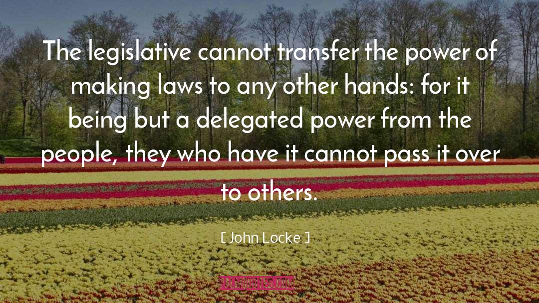 Transfers quotes by John Locke
