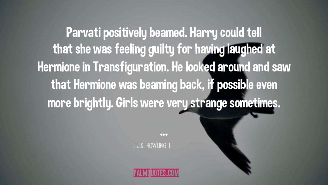 Transfiguration quotes by J.K. Rowling