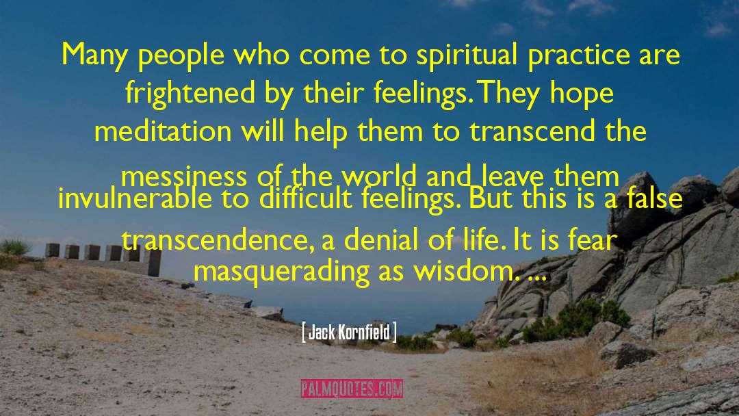 Transform And Transcend quotes by Jack Kornfield