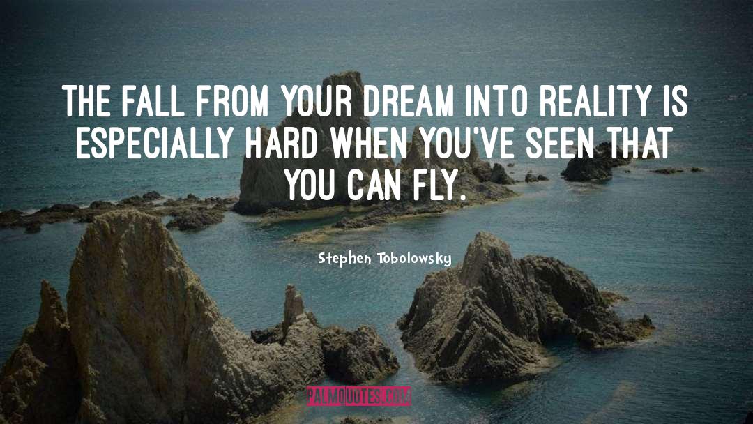 Transform Dreams Into Reality quotes by Stephen Tobolowsky