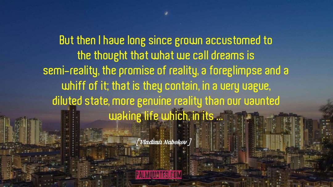 Transform Dreams Into Reality quotes by Vladimir Nabokov