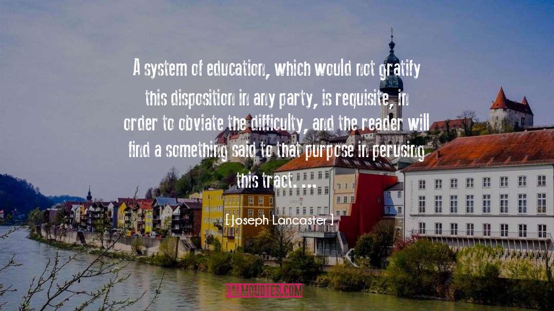 Transform Education quotes by Joseph Lancaster