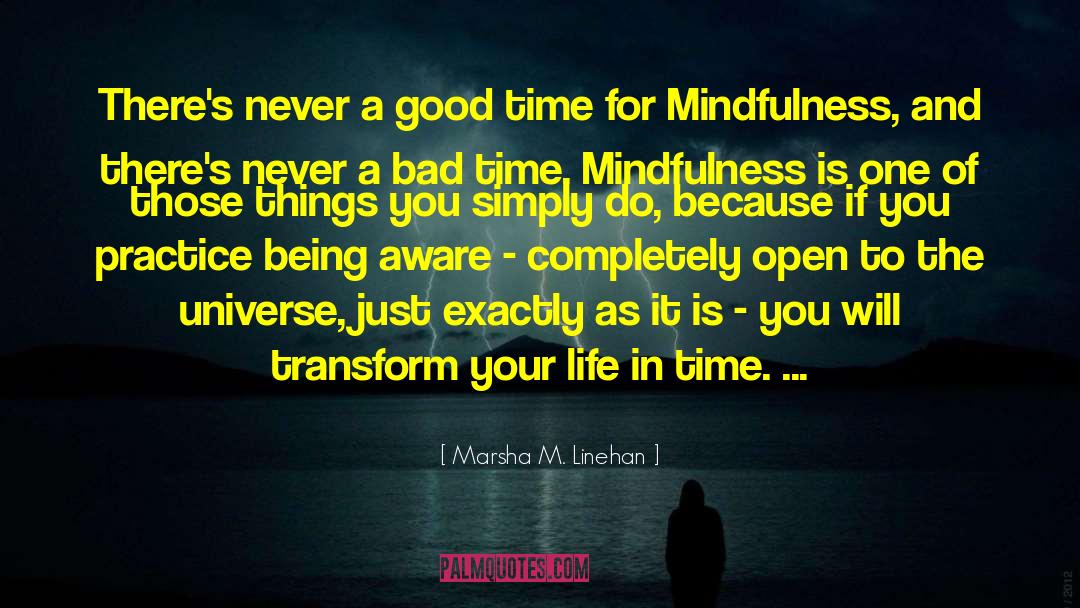 Transform Your Life quotes by Marsha M. Linehan