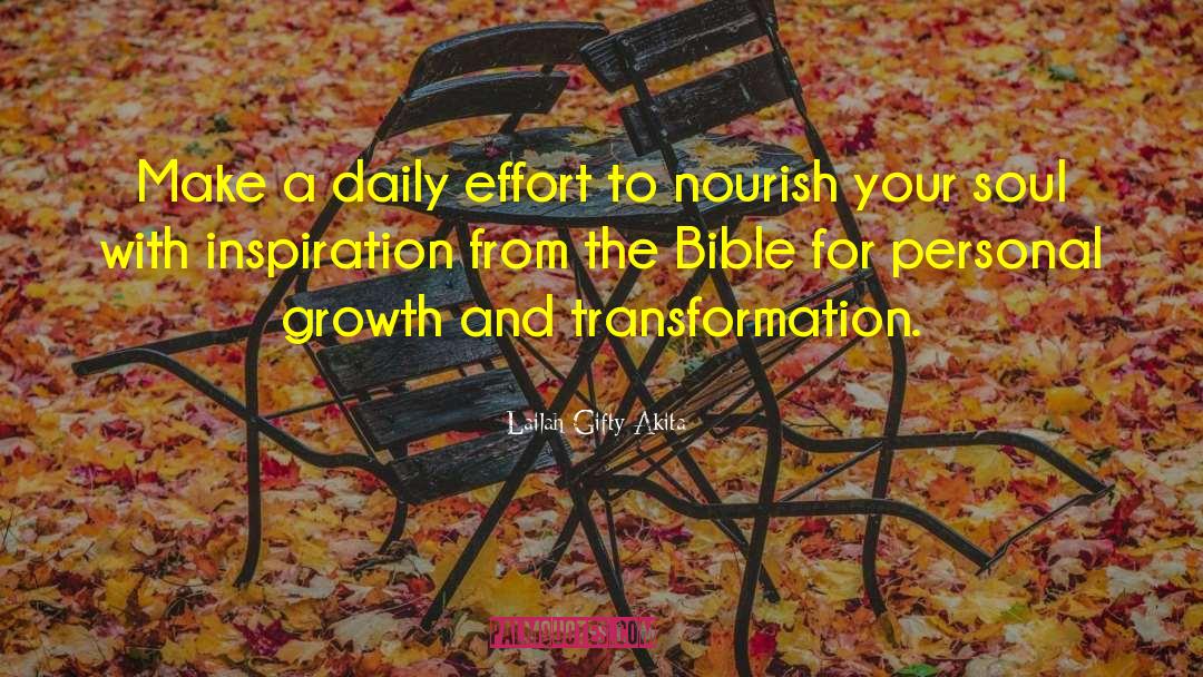 Transformation Growth quotes by Lailah Gifty Akita