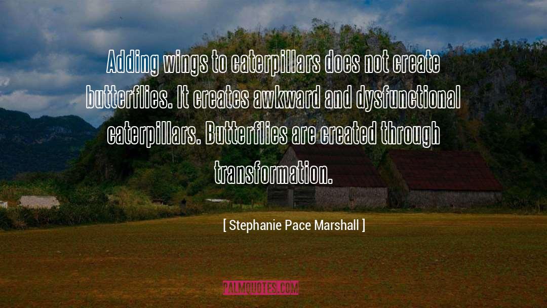 Transformation quotes by Stephanie Pace Marshall