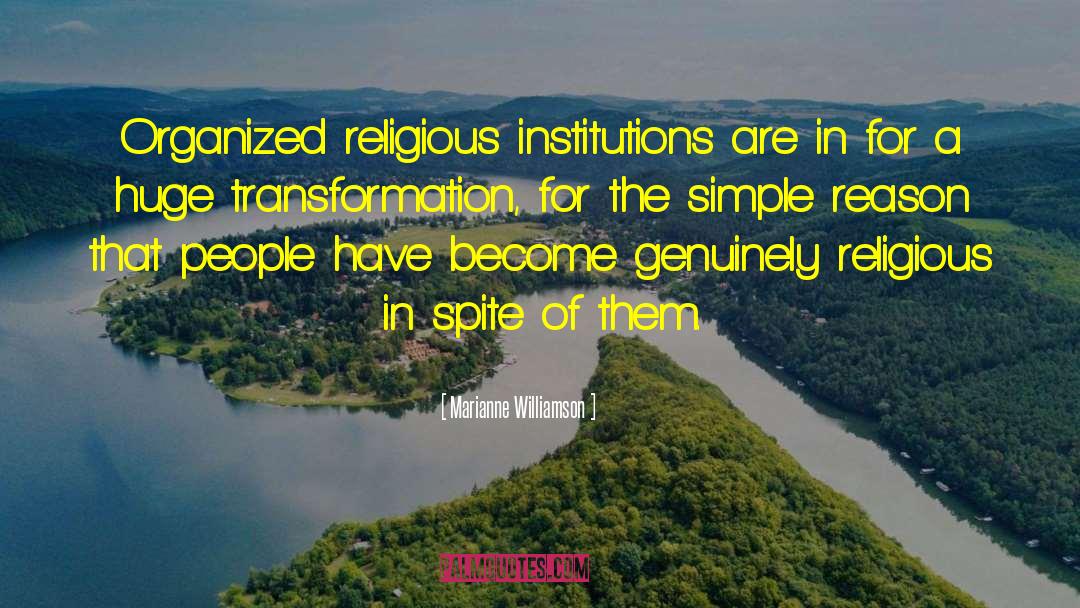Transformation Spirituality quotes by Marianne Williamson