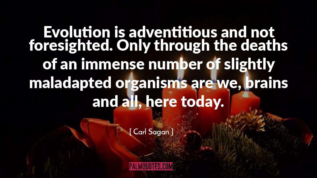 Transformational Evolution quotes by Carl Sagan