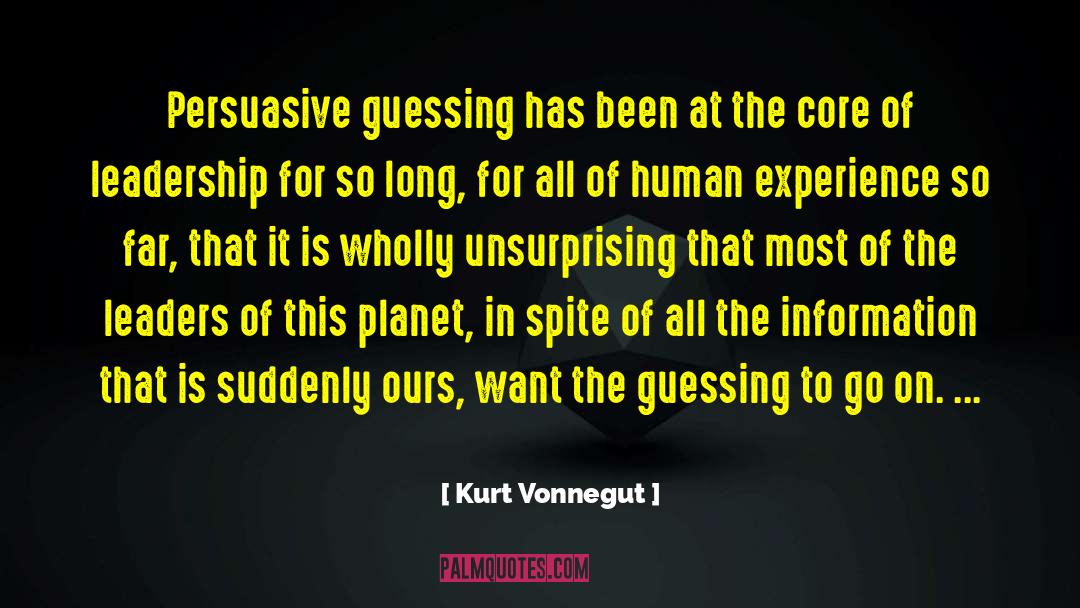 Transformational Leadership quotes by Kurt Vonnegut