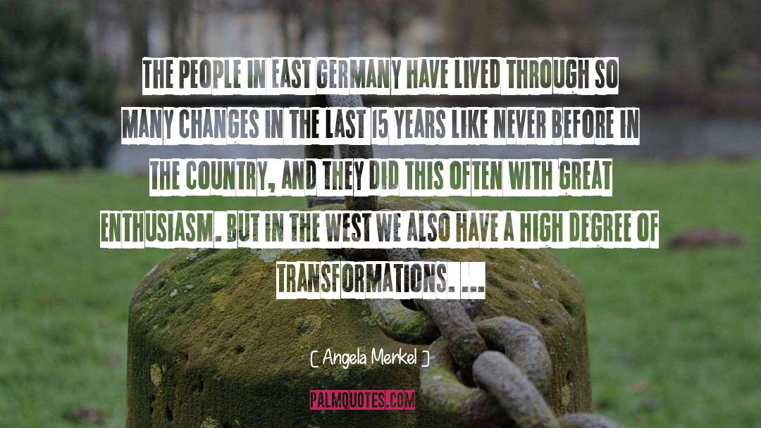 Transformations quotes by Angela Merkel