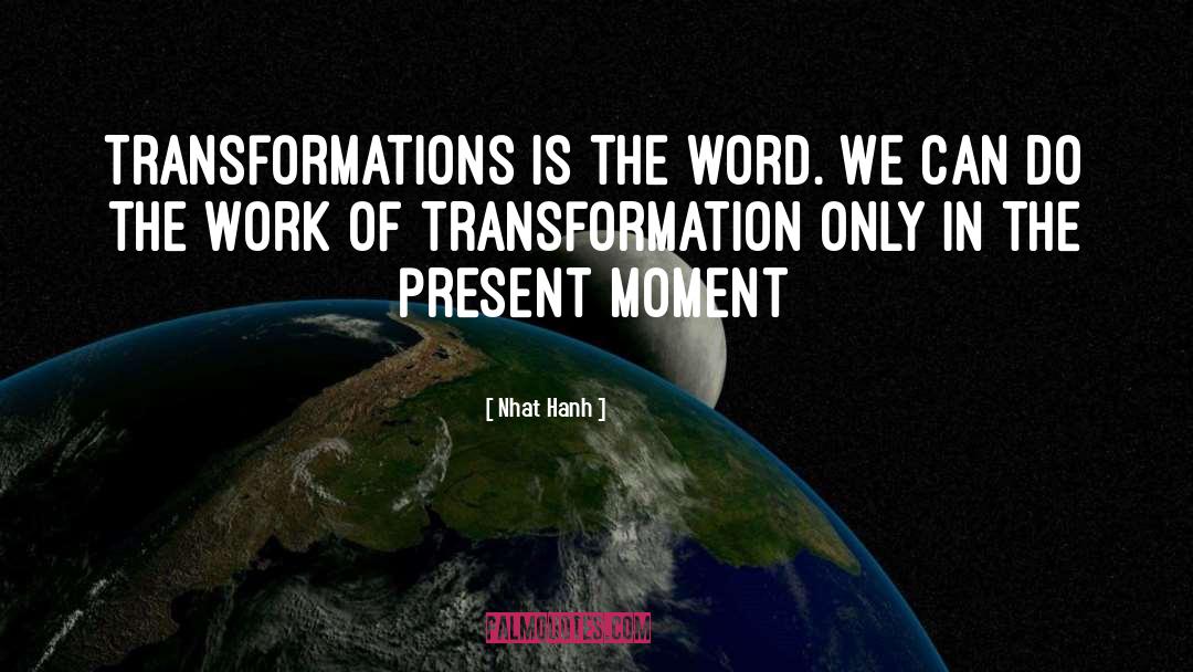Transformations quotes by Nhat Hanh