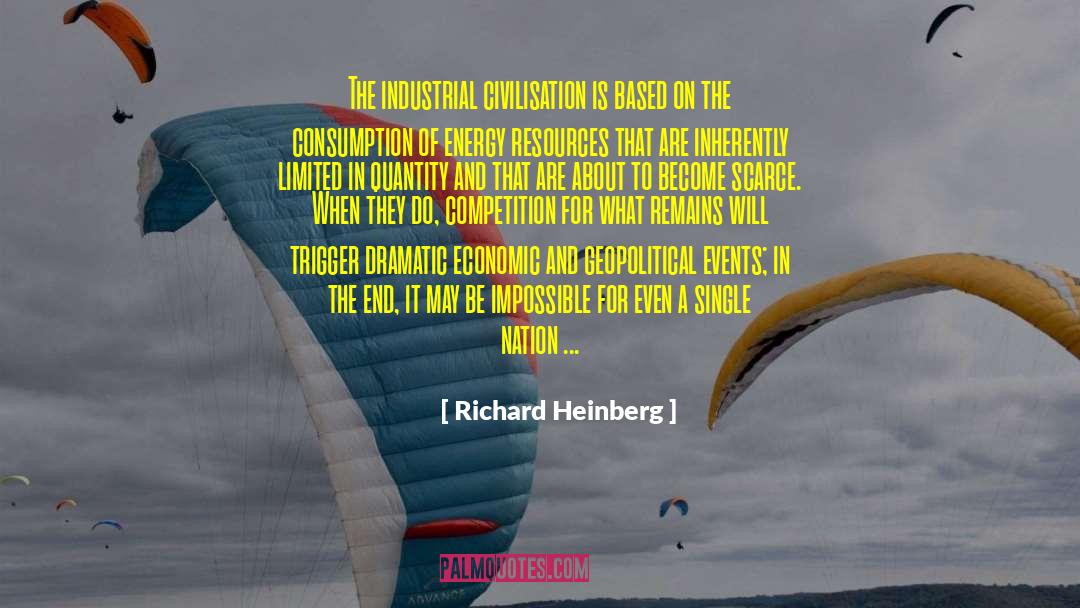 Transformative Events quotes by Richard Heinberg