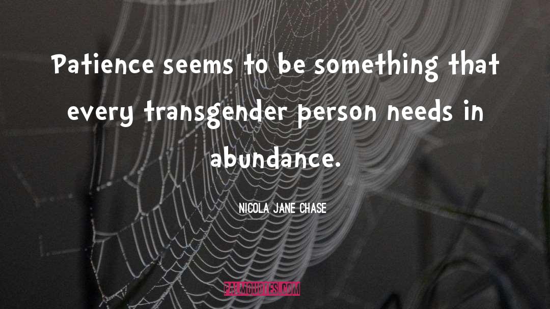 Transgender quotes by Nicola Jane Chase