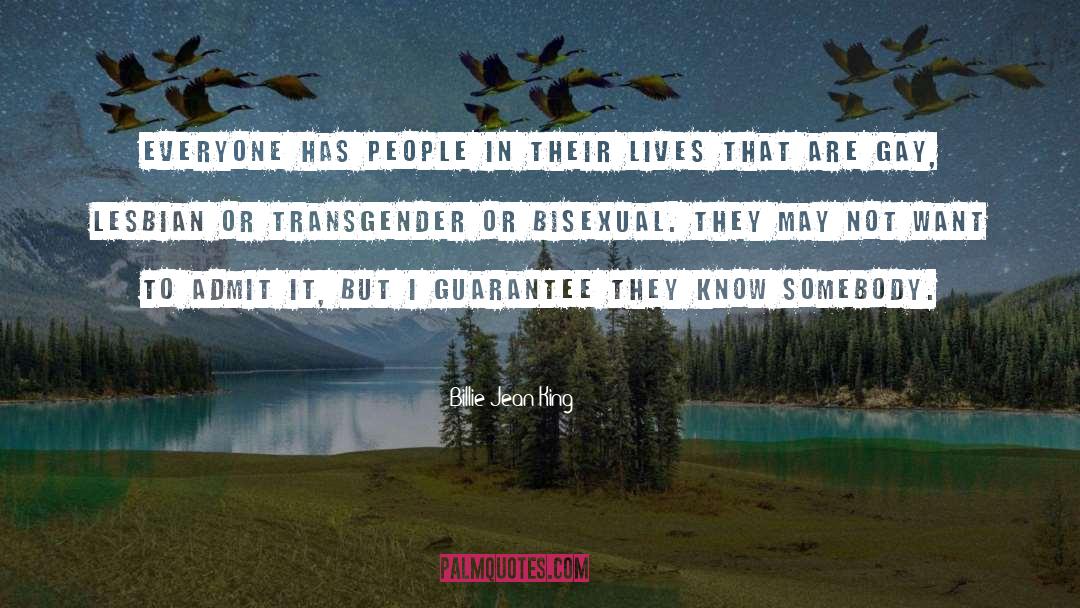 Transgender quotes by Billie Jean King